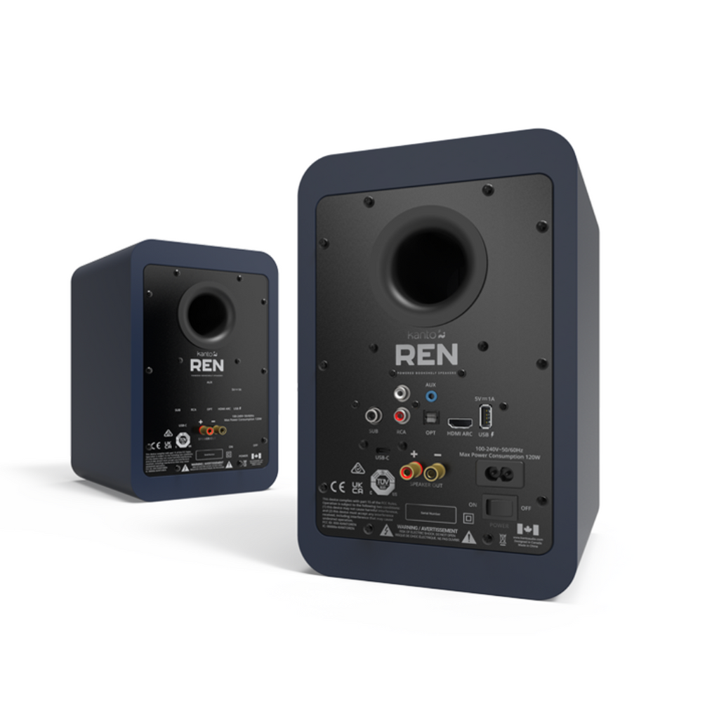 KANTO REN Powered Bookshelf Speakers