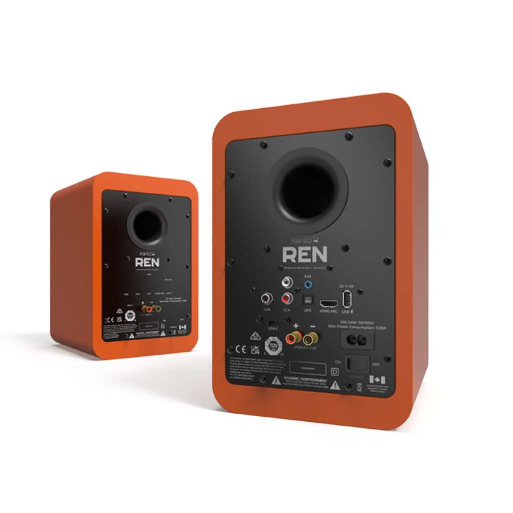 KANTO REN Powered Bookshelf Speakers