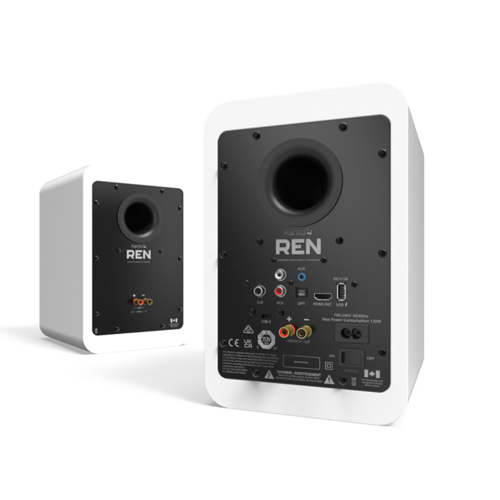KANTO REN Powered Bookshelf Speakers