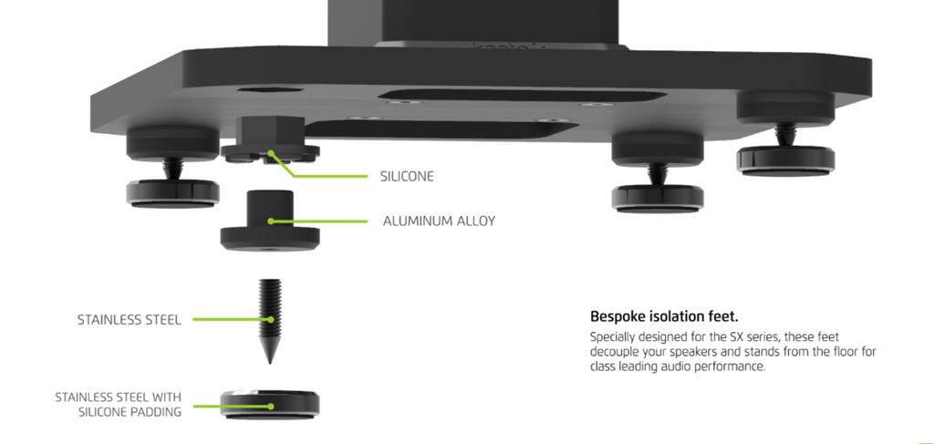 SX22  Audiophile Grade Filling Speaker Stands