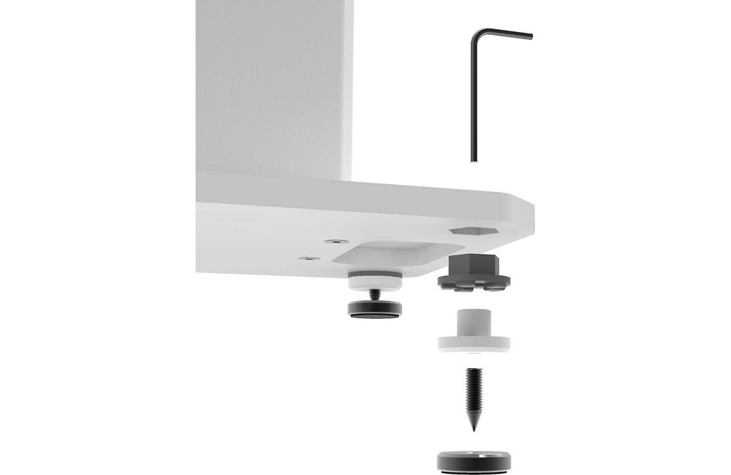 SX26 Tall Fillable Speaker Stands with Isolation Feet